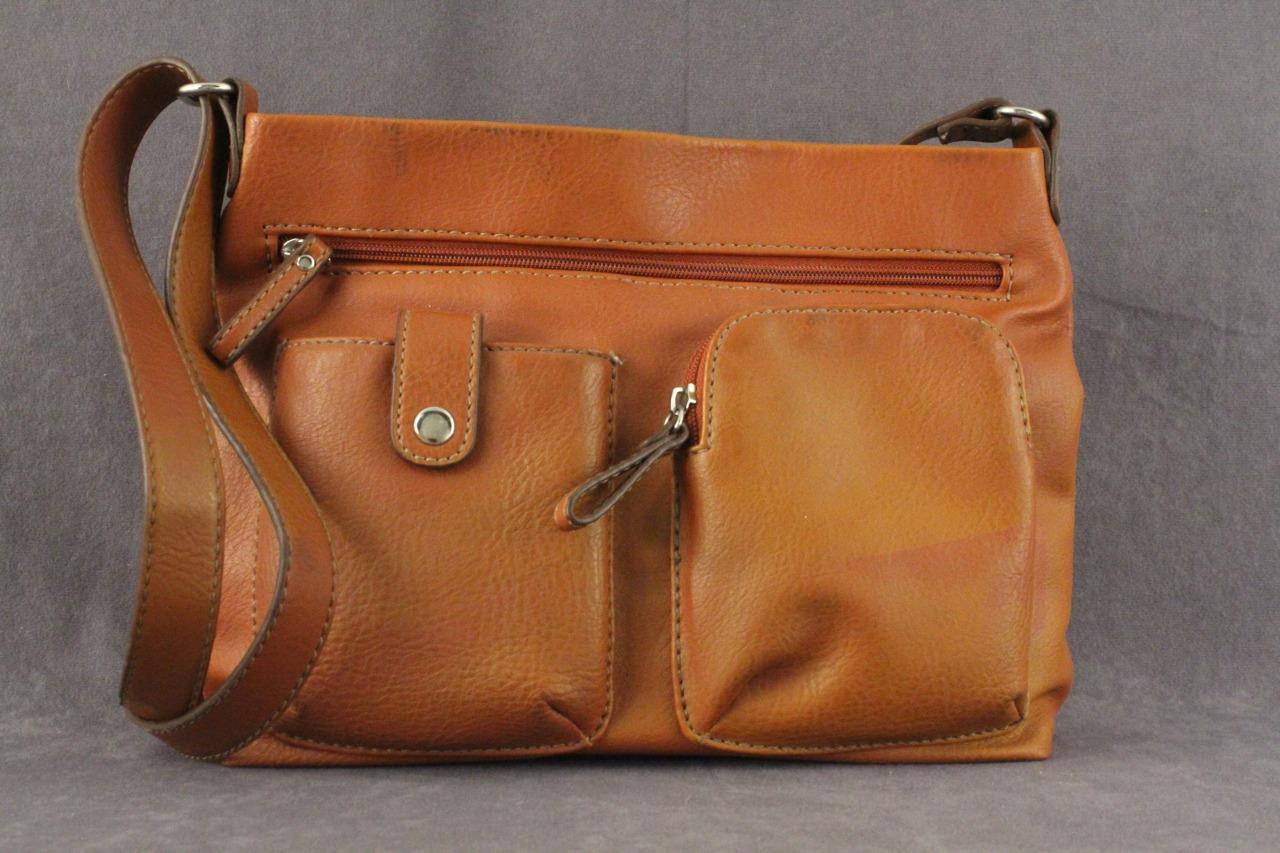 Vintage Designer Purse Dark Orange Leather RELIC Shoulder Handbag | eBay