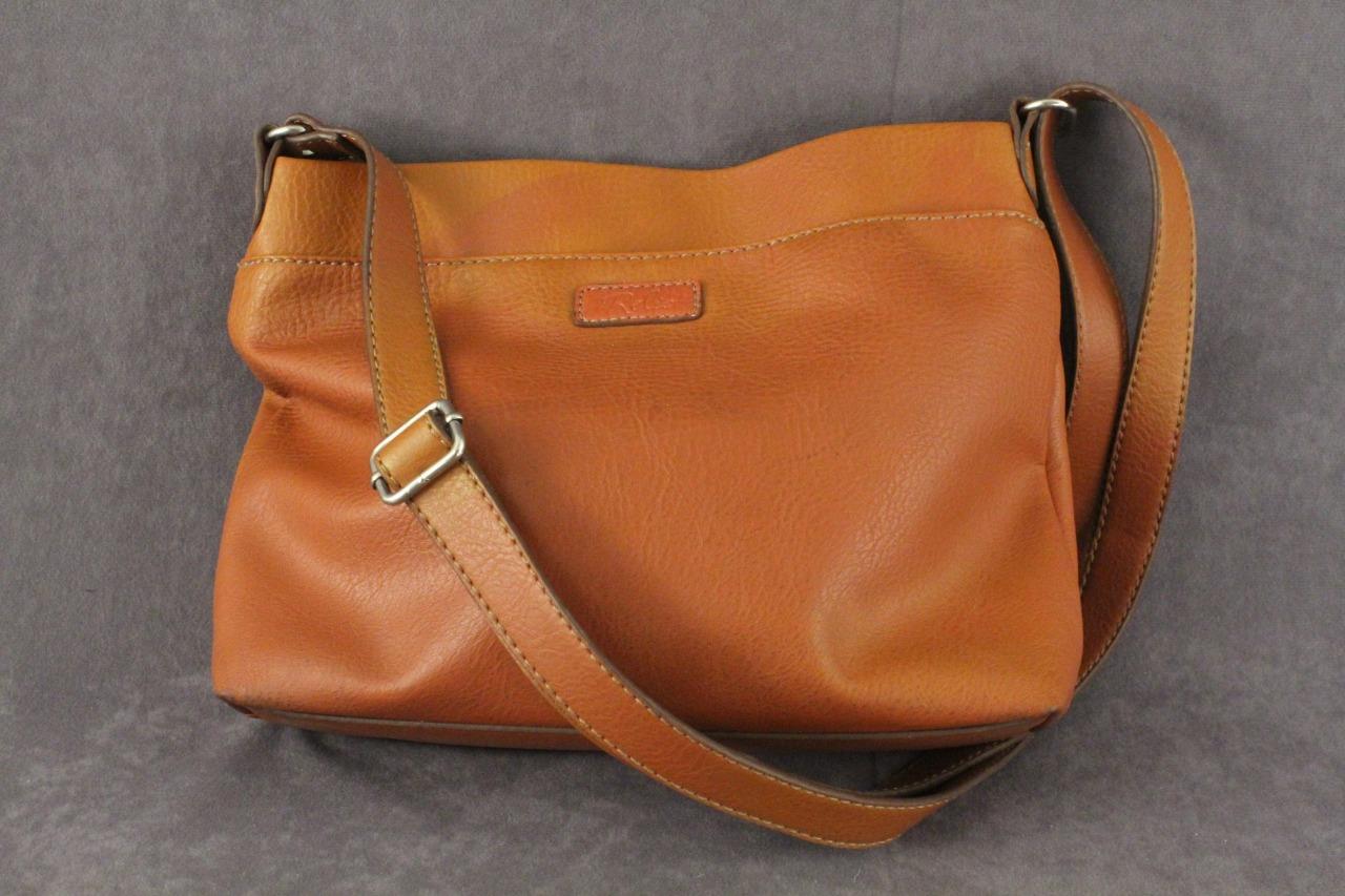 Vintage Designer Purse Dark Orange Leather RELIC Shoulder Handbag | eBay