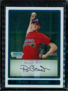 2009 Baseball Card Bowman Chrome Prospects BCP168 PAUL CLEMENS