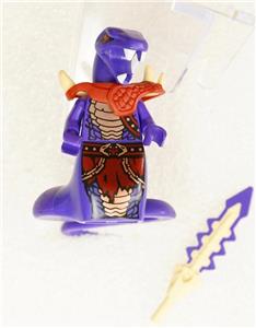 Authentic LEGO Ninjago Minifigure Chop Rai Purple Snake NJO0127