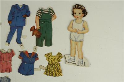 vintage paper dolls 1940s