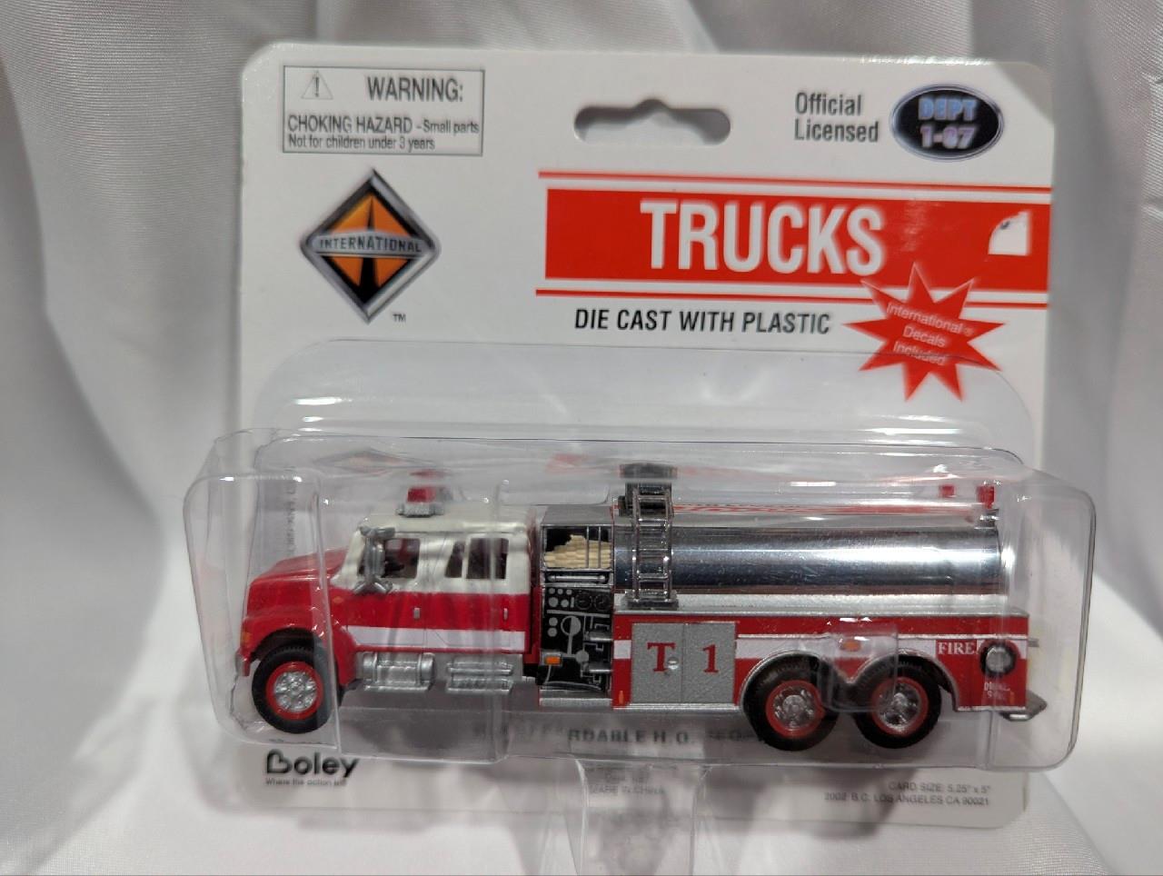 Boley Fire Emergency TANKER Trucks HO 1/87 (sold separately, read desc.) - Picture 15 of 16