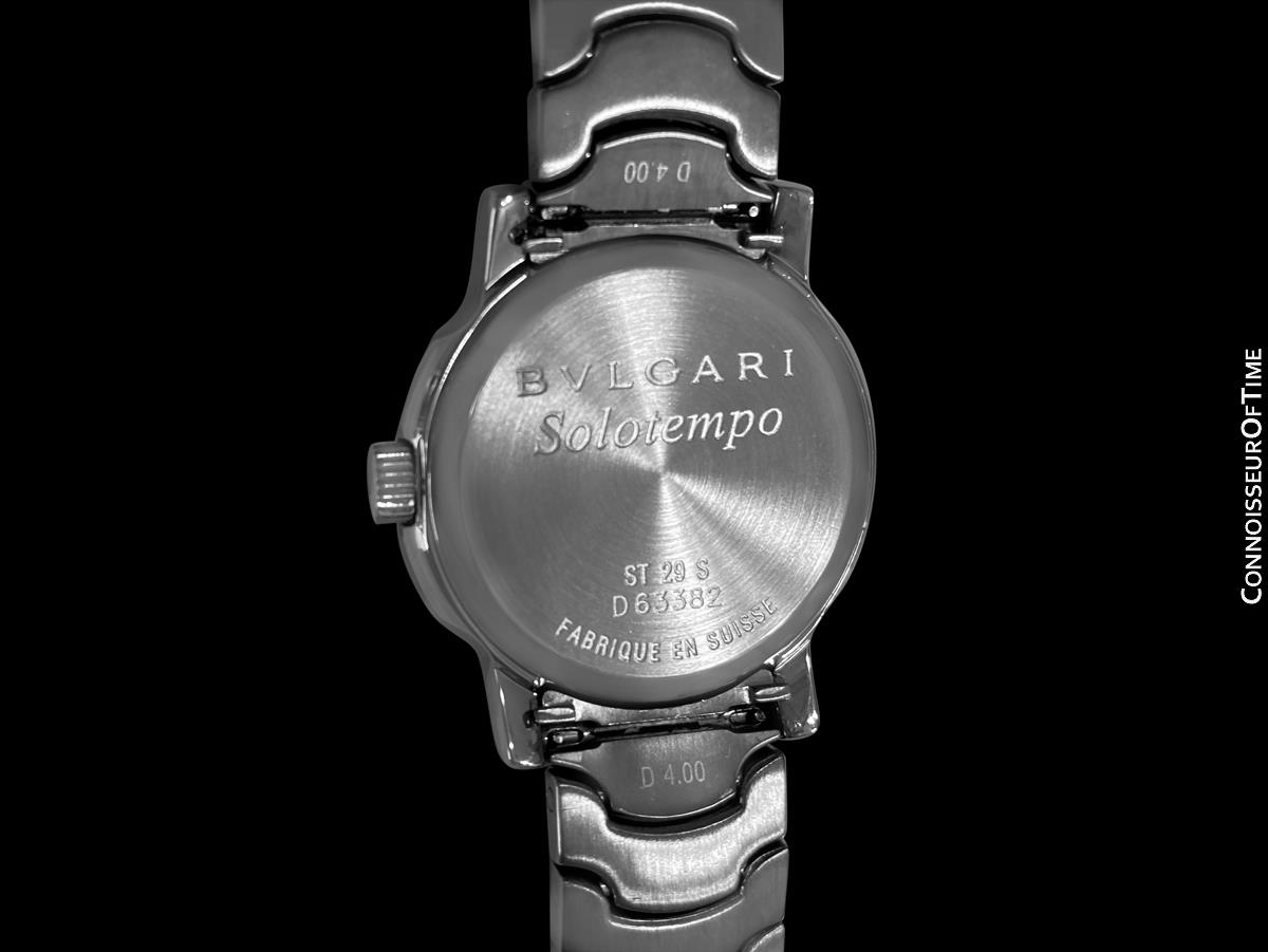 Bulgari Solotempo 18K Yellow Gold Ladies Watch ST29G | eBay