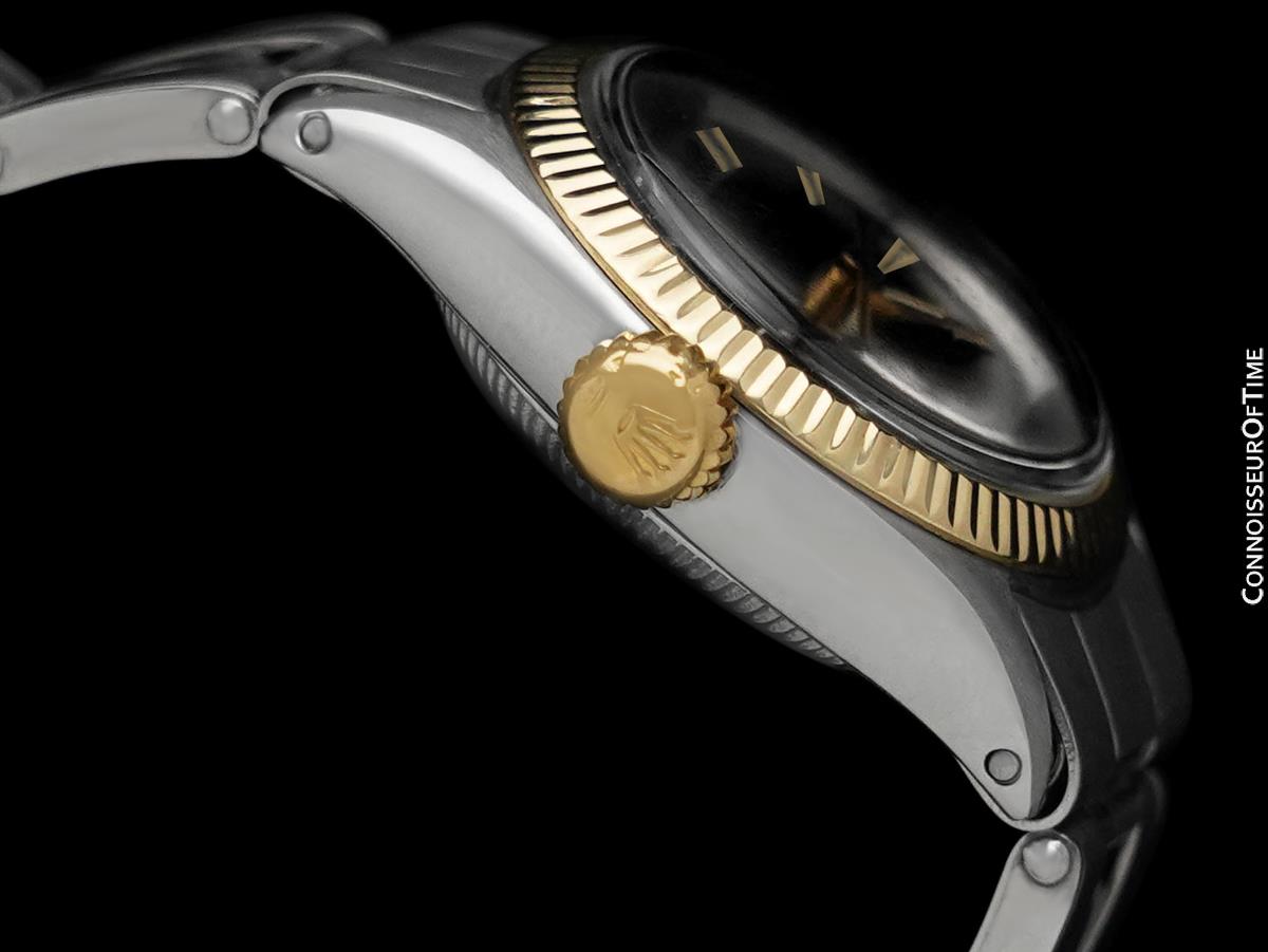 1962 ROLEX OYSTER PERPETUAL Ladies 2-Tone SS & 18K Gold  display picture 3