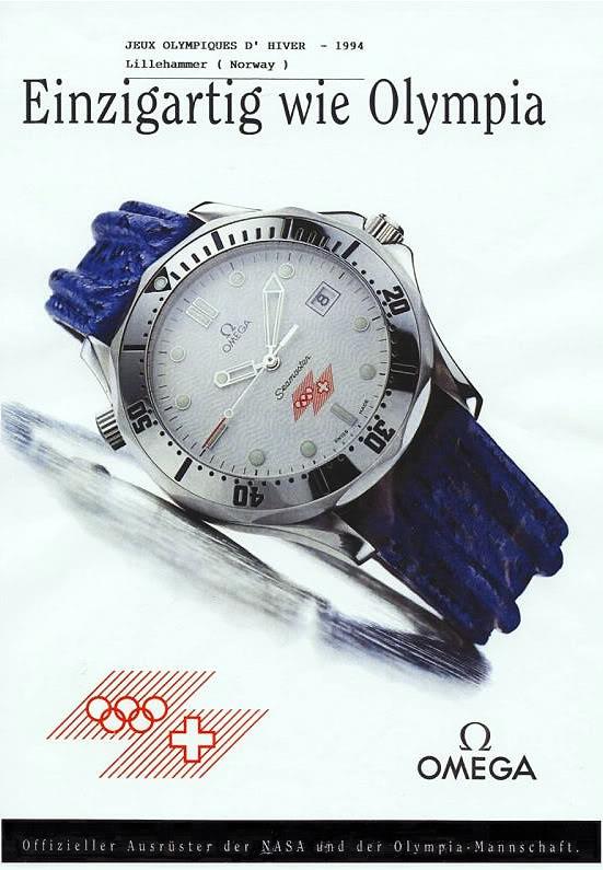 OMEGA Seamaster 300M Very Rare 1994 Special Edition Olympics Watch