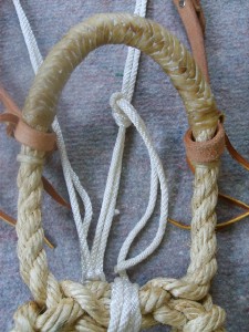 Handmade Grass Rope Loping Hackamore Ranch Cowboy Horse Tack Rawhide On Popscreen