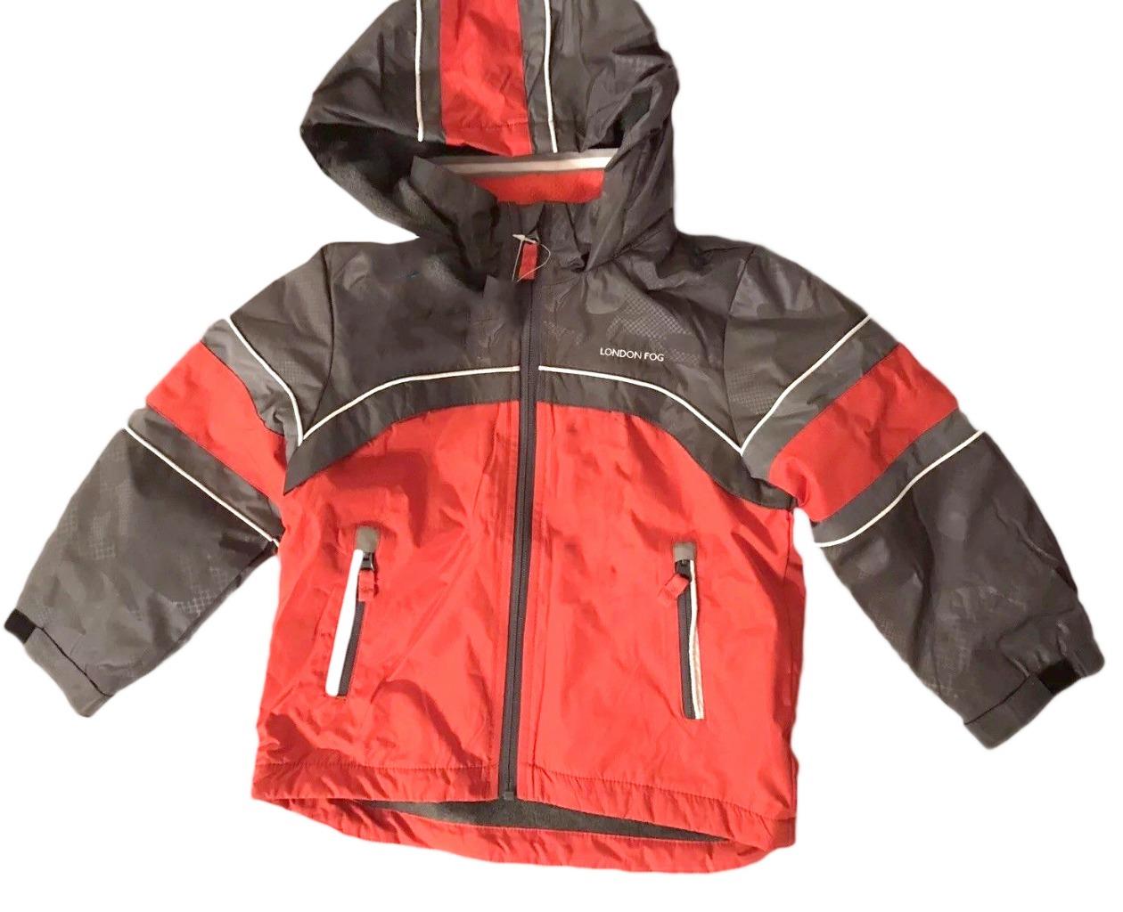 London Fog Kids Boys Fleece Lined Midweight Hooded Jacket 7 Regular