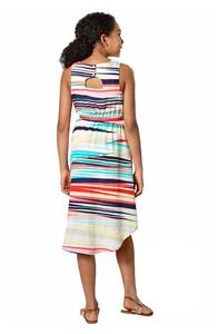 Paper Doll Girls Striped Casual Dress