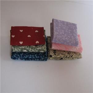 Dollhouse 4 Labeled Bolts of Fabric Miniature Scale Serendipity HW391 #6