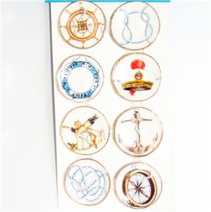 Bespaq Dollhouse Miniature 3 Porcelain China Dish Plates 593