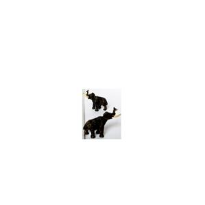 Doll House Shoppe 3 Toy Woolley Mammoth Figures 11948 Micro-Mini Miniature