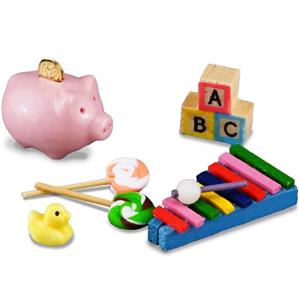 Baby Blocks dollhouse miniature IM65199 1//12 scale wood