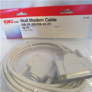 DB-25M//DB25F Computer Cable Shielded Wired Straight Male/>Female GCE 45-379 6 ft