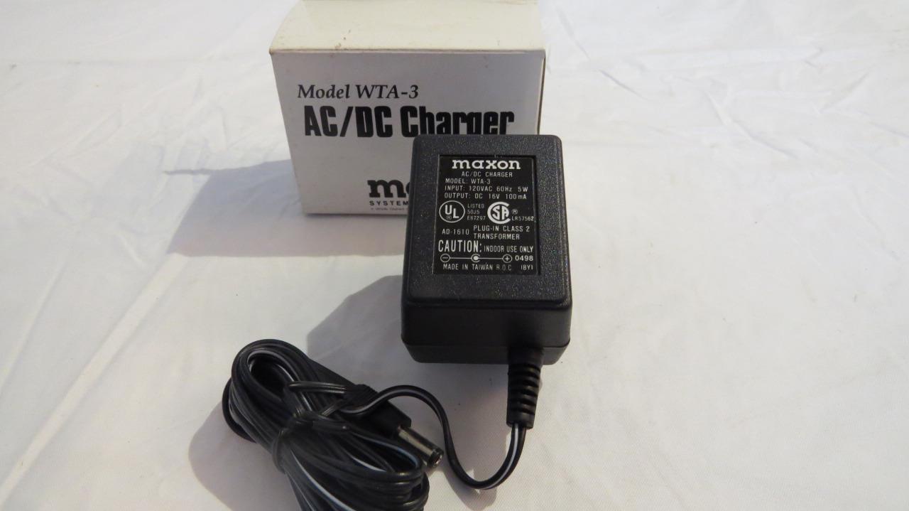 Maxon Wta 3 Ac Dc Charger 91a367b Dc Out 16v 100ma Center Power Plug Nos 14803270133 Ebay