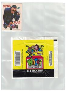 1980 WEIRD WHEELS FULL SET 55 CARDS LIKE WACKY PACKAGES or GARBAGE