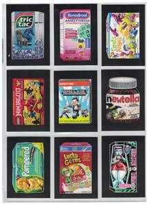 2013 WACKY PACKAGES ANS 10 - BLACK CANVAS COLLECTORS EDITION FULL