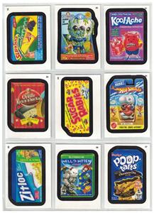 2014 WACKY PACKAGES SERIES 1 ANS 12 ALL NEW SERIES 12 SET 55 BLACK