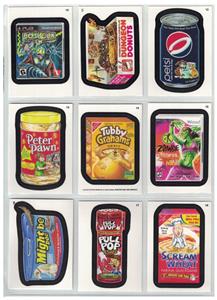 未開封 関西コレクション 2013 A/W 限定デザインWAONカード 2013 WACKY PACKAGES ANS 10 - BASE SET OF 55 BLACK BORDER CARDS AND