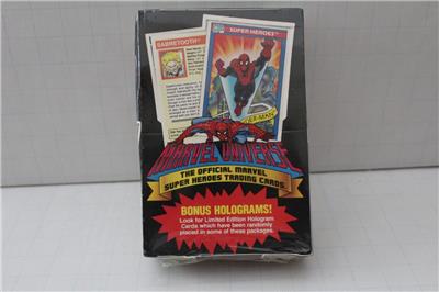 1990 IMPEL MARVEL UNIVERSE SERIES 1 SUPER HEROES TRADING CARD BOX SEALED 36 PACK 1990 IMPEL MARVEL UNIVERSE SERIES 1 SUPER HEROES TRADING CARD BOX SEALED 36 PACK