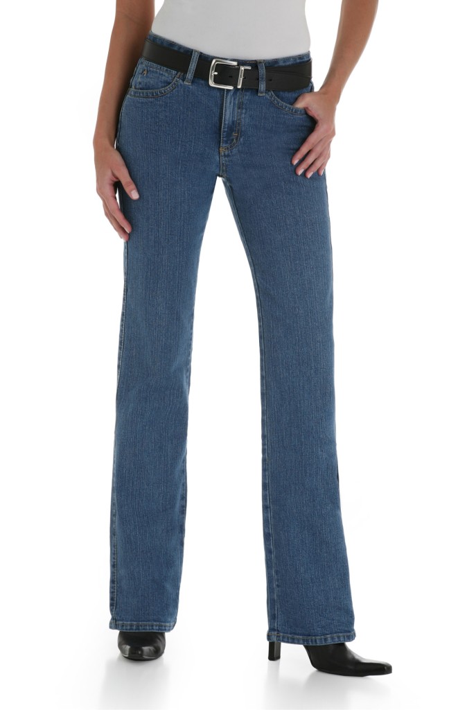 NEW! Wrangler Mid Stone Ladies Aura Jeans WU037MR | eBay