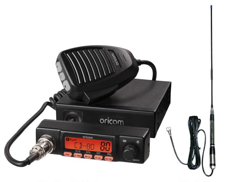 UHF180 Removable Head 5 watt UHF CB Radio robust 6.5 dBi Bull