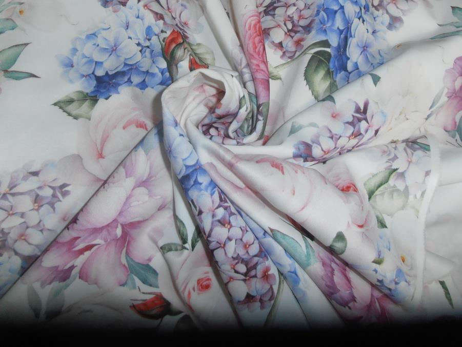 floral print knit fabric