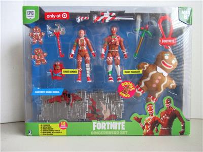 fortnite gingerbread man action figure