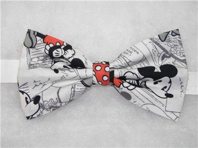 Iconic Mickey Mouse Tuxedo Cummerbund and Bow Tie