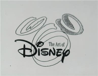 Art of Disney TINKERBELL Two Color Line Drawing, Signed by Artist