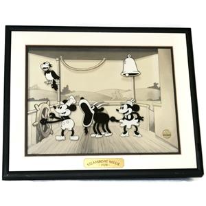 Disney ディズニー セル画 Fab 5 Steamboat Willie Steamboat Willie D23 Limited Edition Hand-Painted Cel - ID