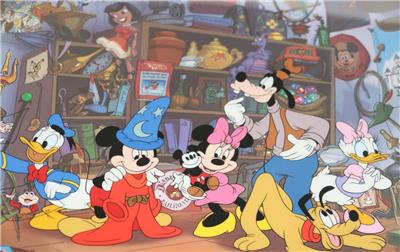 Disney Framed Wall Art Canine Caddy 1941 Mickey Mouse 9