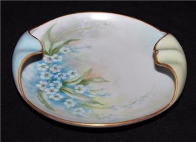 Hand Painted Ashtray Signed Nokoda Or Nekoda Thompson October