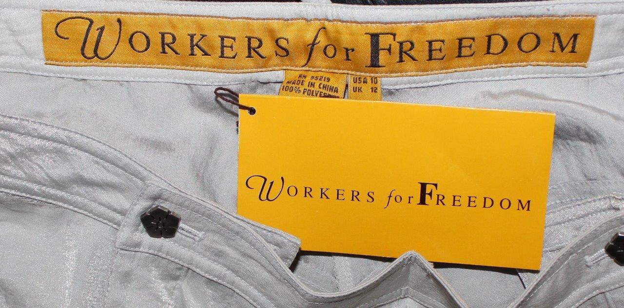 Workers for Freedom Sailor Style Women's Pants, 2 Rows of Buttons