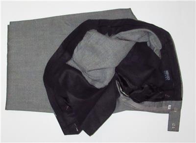 Men's KENZO 100% Wool 90664 Flat Front Pants, EU 52 US 42 31