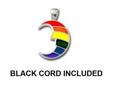 crescent moon dog tag