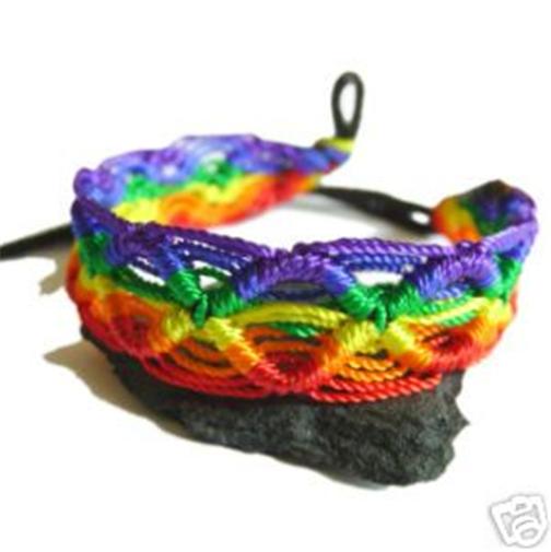 Pulsera de amistad del orgullo gay arco iris y orgullo del oso muchos diseños LGBTQ - Imagen 14 de 26