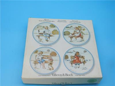 Villeroy & Boch Let's Be Friends Decorative Collectible Plate Set