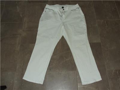 lane bryant white jeans