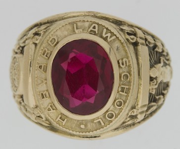 VINTAGE 1951 10K GOLD HARVARD LAW SCHOOL COLLEGE CLASS RING | eBay