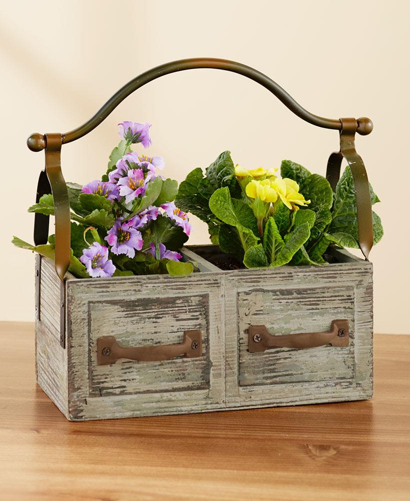 Coco Liners Natural Fibers Hanging Baskets Railing