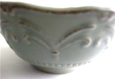 EUC CHRIS MADDEN “ADALINA GREEN” BY JC PENNEY SOUP// CEREAL BOWL 6 ¾ INCHES