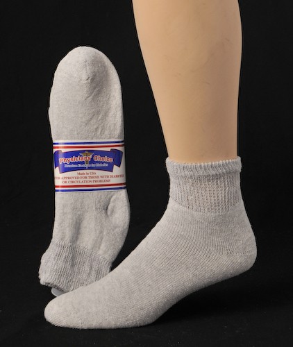 MENS DIABETIC QUARTER SOCKS 12 PAIR SIZE 10-13