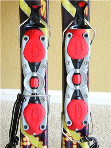 99.9cm SALOMON L99.9 Snowblades Snow Blades Short Skis w/ Bindings | eBay
