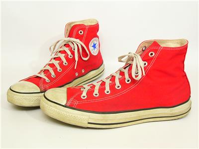 all red converse