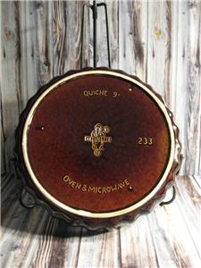 PFALTZGRAFF GOURMET BROWN QUICHE