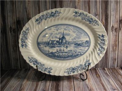 JOHNSON BROS. TULIP TIME LG. PLATTER