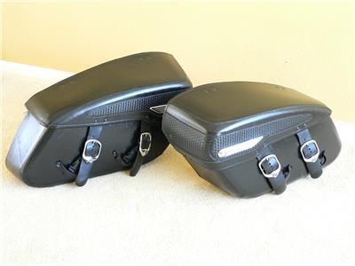 hard leather saddlebags for harley