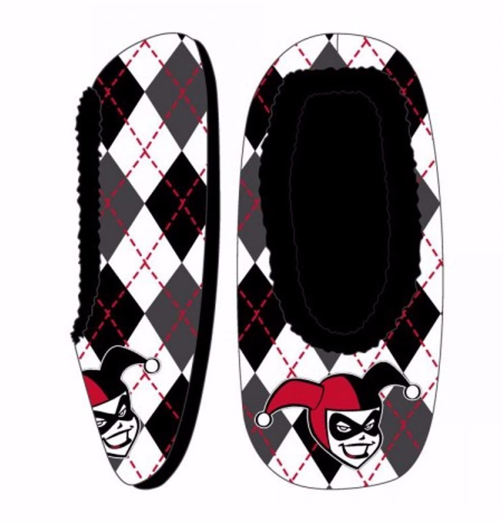 DC Comics Harley Quinn Adult Size Womens Plush Cozy Slippers
