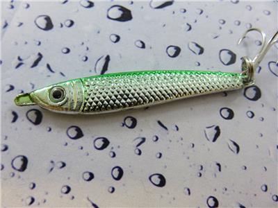 4 SILVER 40g Sea Jig Beach Casting Lures Cod Mackerel Bass Sea Fishing rig