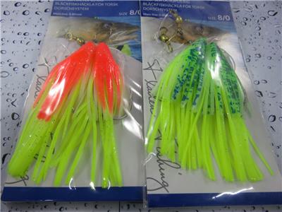 1 x lumi bateau et pier muppet rig cod bull huss ling sea fishing lure pollack